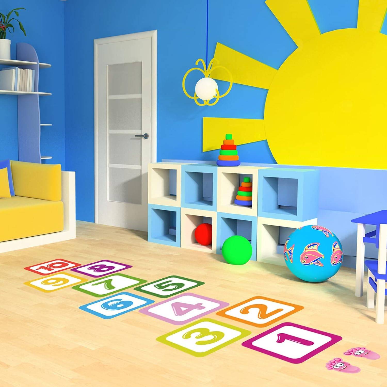 Hopscotch Floor Decals: image 9