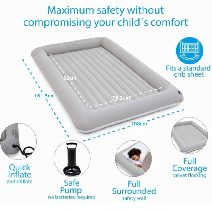 Inflatable Toddler Travel Bed