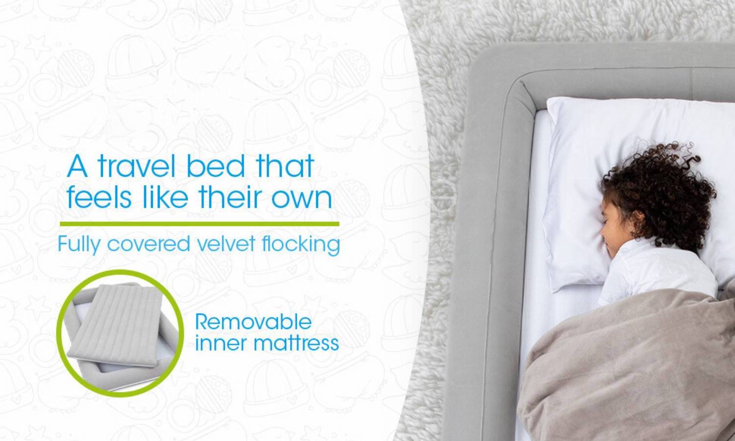 Inflatable Toddler Travel Bed
