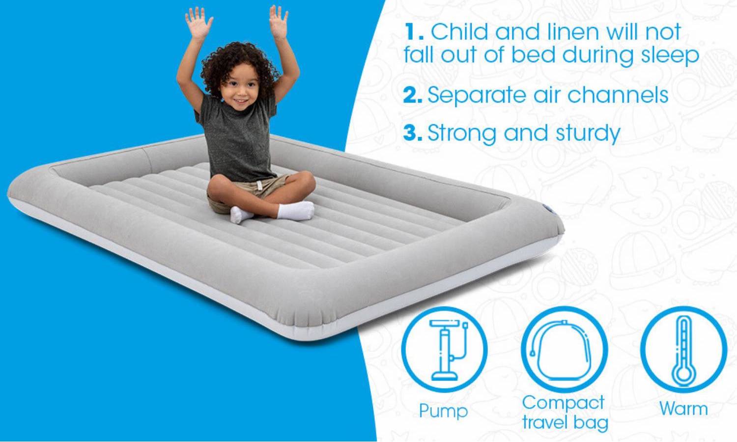 Inflatable Toddler Travel Bed: image 8
