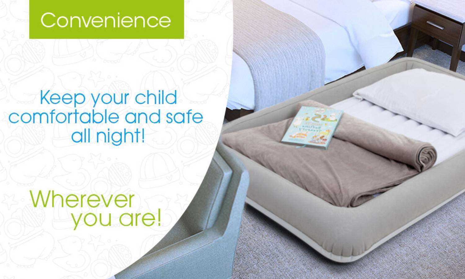 Inflatable Toddler Travel Bed: image 9